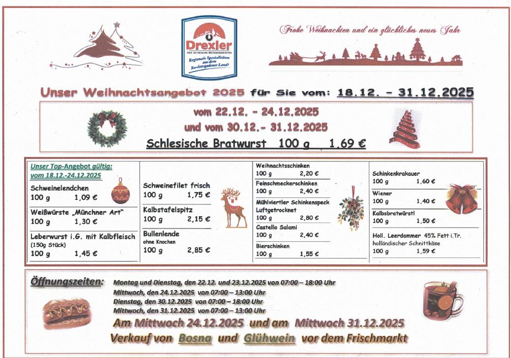 Weihnachtsangebot